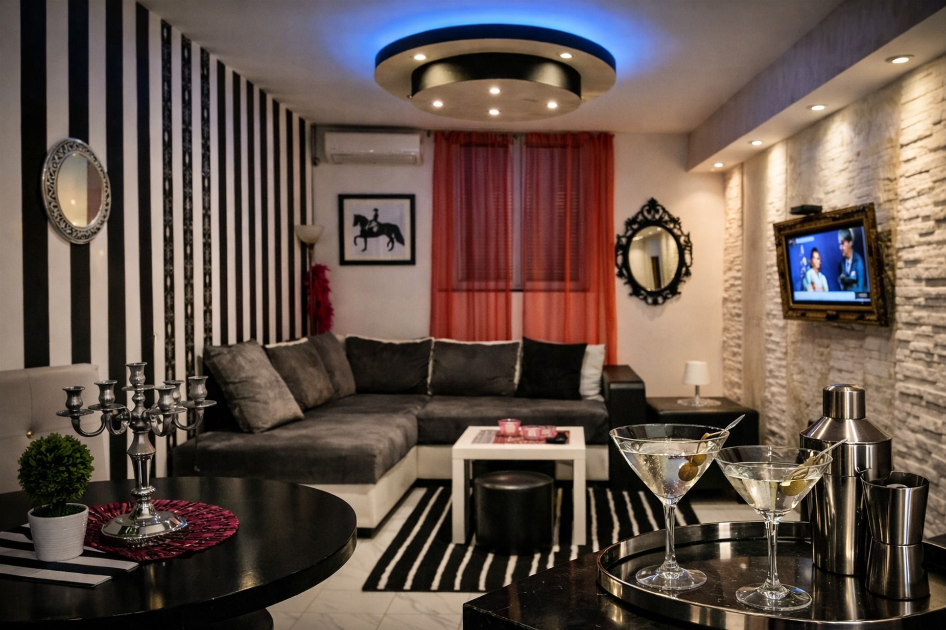 Black and White apartman